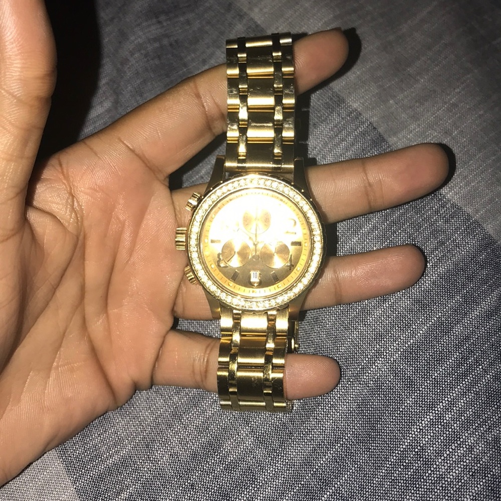 Gold Nixon Watch
